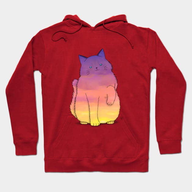 Sunset Ragdoll Cat Hoodie by BastetLand